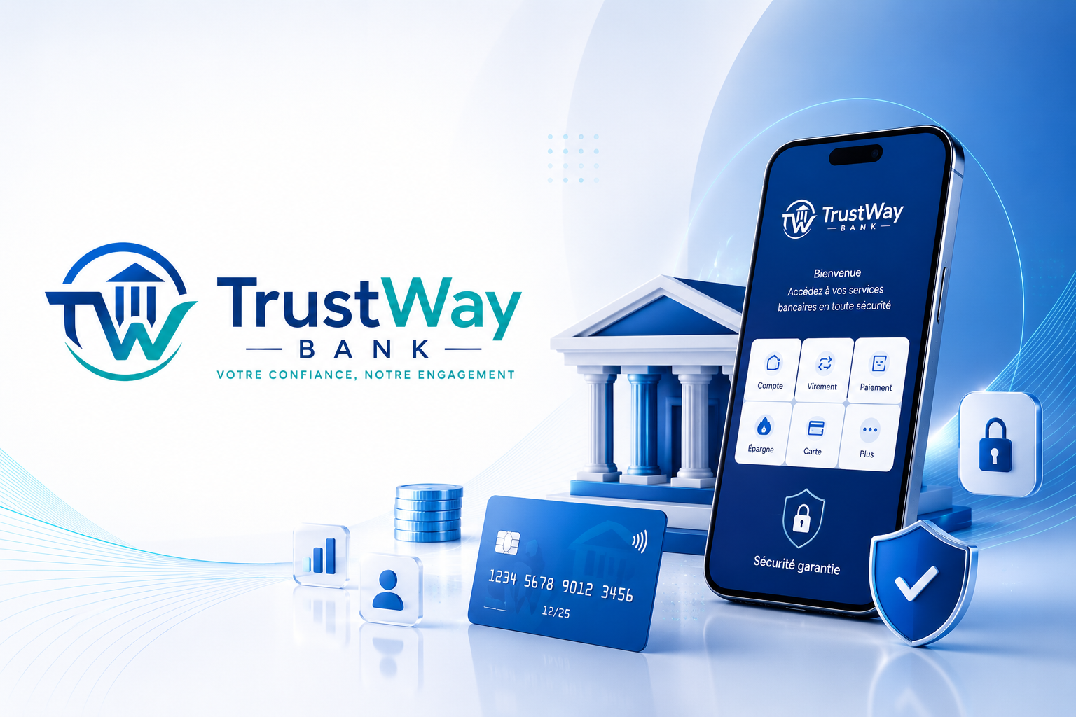 Illustration TrustWay Bank